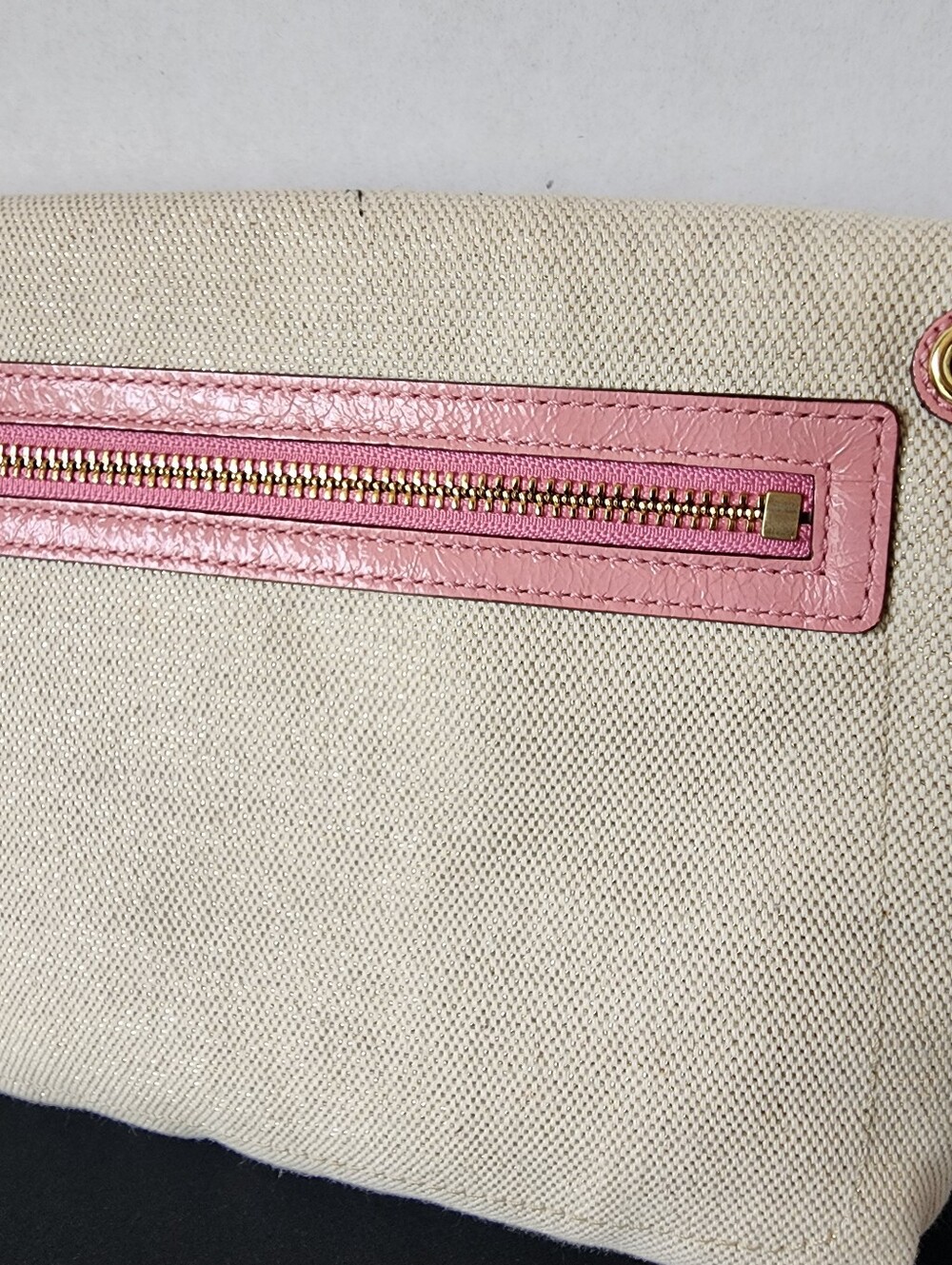 Coach Tattoo Canvas Foldover Clutch, Lurex, EUC, 2009, 42671 - Picture 5 of 9